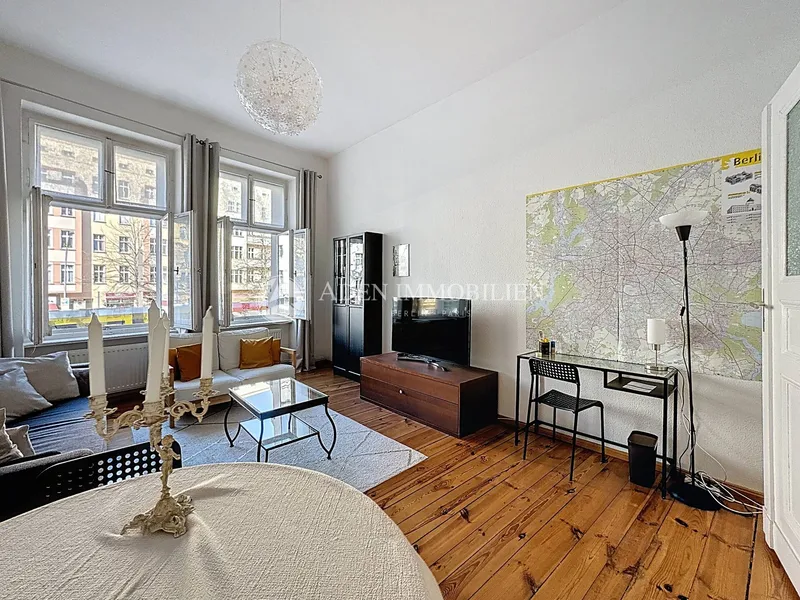 Wohnen am Kollwitzkiez – stilvolle 3-Zimmer-Wohnung, vollmöbliert — photo 1